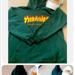 Thrasher hoodie and hat Skateboard